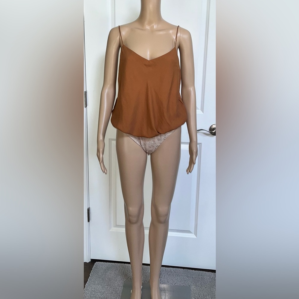 Freepeople Strappy,Silky,Lacey Camisole Bodysuit